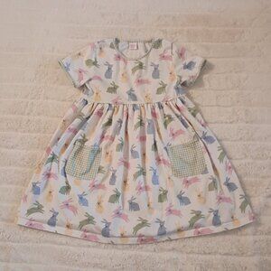 Stitchy Fish Cottontail Colors Front Pocket Dress
